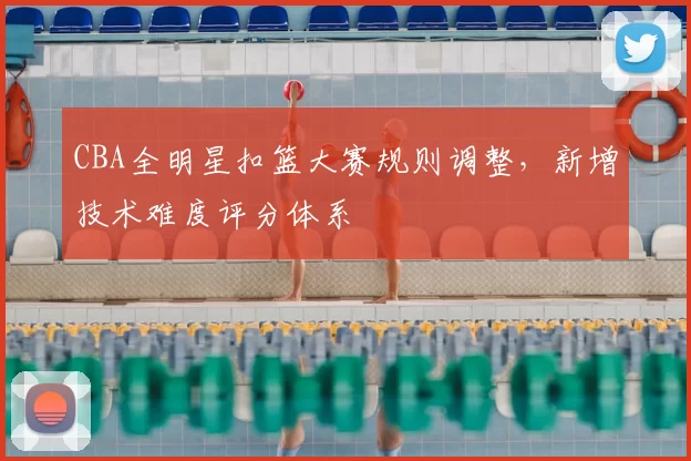 CBA全明星扣篮大赛规则调整，新增技术难度评分体系