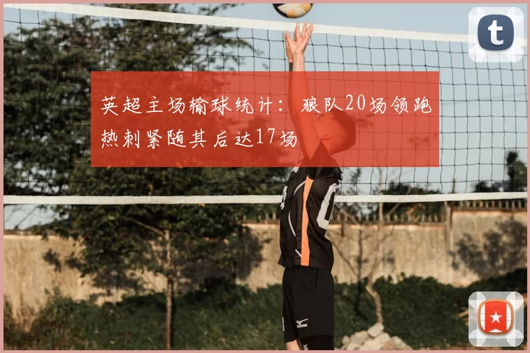 英超主场输球统计：狼队20场领跑热刺紧随其后达17场